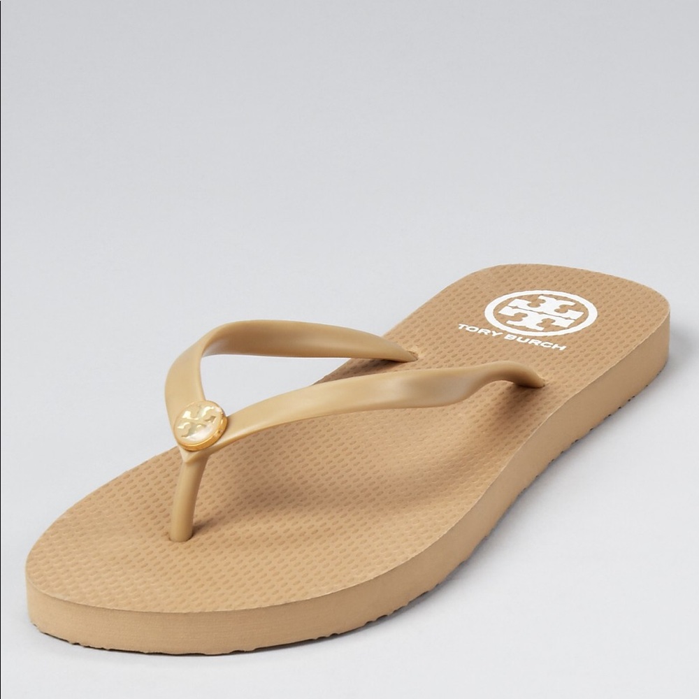 ❌SOLD❌ Nude Tory Burch Flip Flops